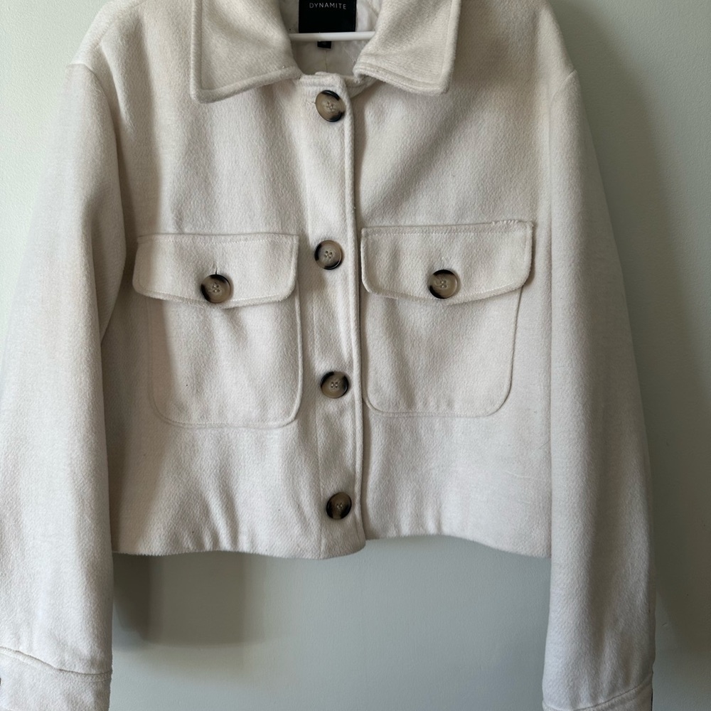 Dynamite Cream Utility Jacket - Medium
EUC